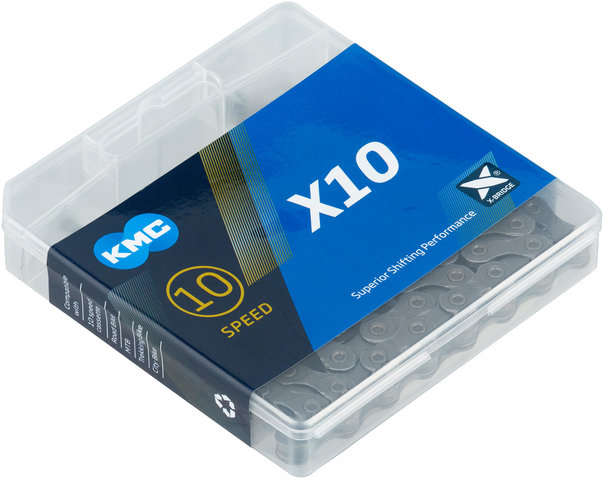KMC X10 10-speed Chain - grey/10-speed