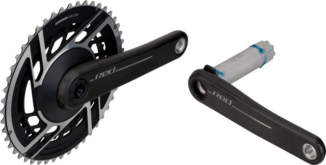 SRAM Red E1 DUB 2x12-speed Carbon Crankset - natural carbon/172.5 mm 35-48