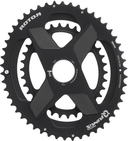 Rotor VEGAST Crankset w/ Direct Mount Spidering, Q-Rings - bike