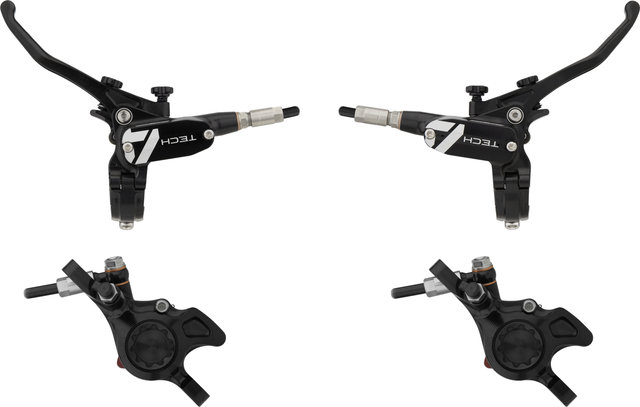 Hope Set de frenos de disco d+t Tech 4 Trial Zone - black-black/Set/left/right (side-specific)