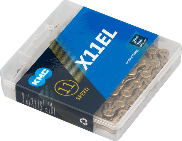 KMC X11EL 11-speed Chain - titanium nitride gold/118