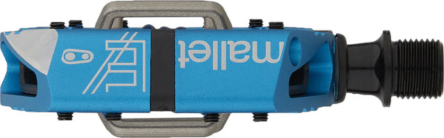 crankbrothers Mallet E Clipless Pedals - electric blue