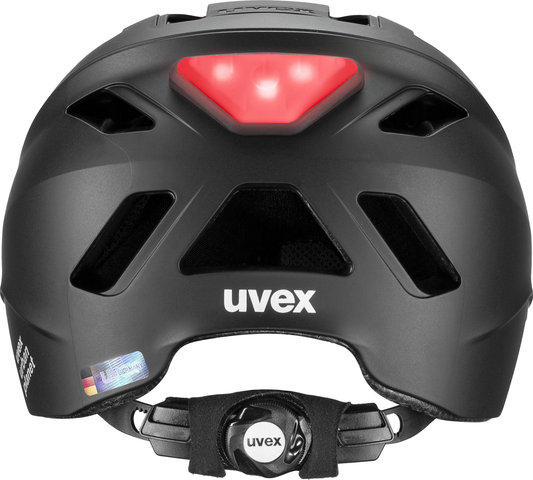 uvex urban planet LED Helm - black matt/58 - 61 cm