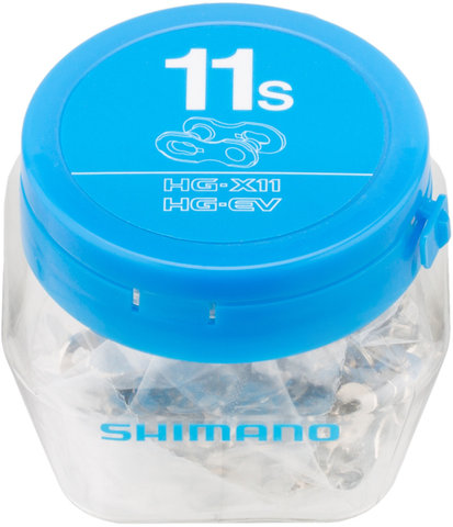 Shimano Cierre de cadena SM-CN900-11 Quick-Link - 50 Piezas - plata/11 velocidades