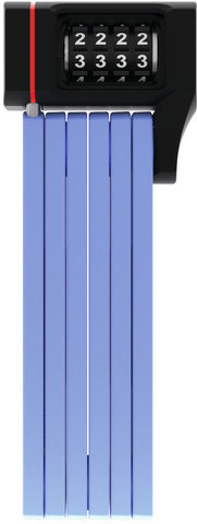 ABUS Bordo uGrip Combo 5700 Folding Lock w/ SH Bracket - blue/80 cm