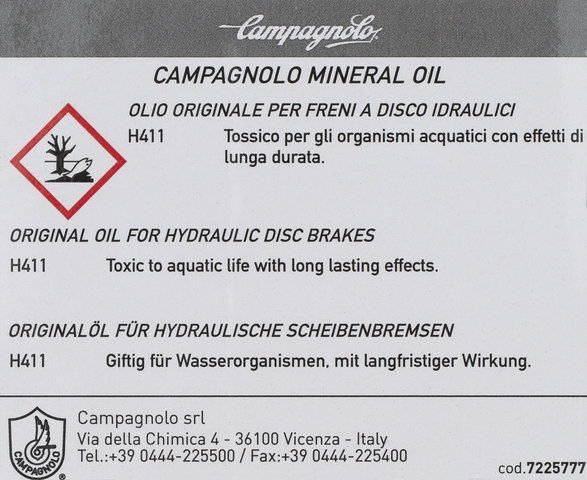 Campagnolo Huile Minérale pour Freins - universal/50 