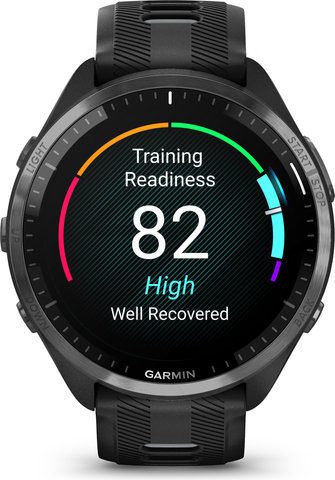 Garmin Forerunner 965 GPS Running & Triathlon Smartwatch - black-carbon grey-black-light grey