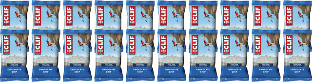 CLIF Bar Barritas energéticas - 20 unidades - chocolate chip