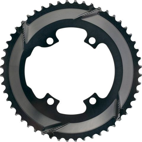 absoluteBLACK Round Road 110/4 Kettenblatt für Shimano Dura-Ace / Ultegra / 105 - grey/52 Z