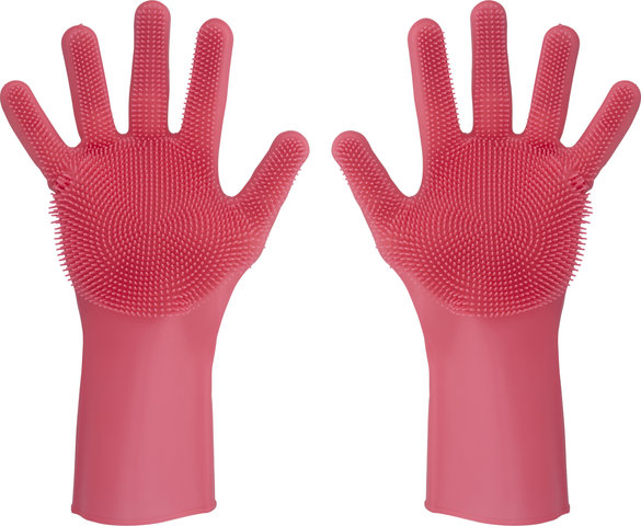 Muc-Off Deep Scrubber Reinigungshandschuhe - pink/M