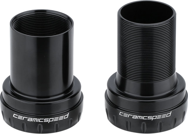 CeramicSpeed Boîtier de Pédalier BB30 Shimano MTB Coated 42 x 73 mm - black/BB30