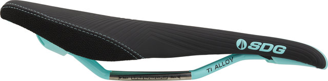 SDG Selle Duster P MTN avec Rails Ti-Alloy - black-teal