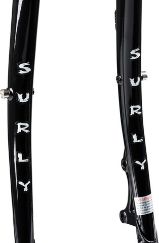 Surly Straggler Disc 27.5" Rigid Fork - black/27.5" (650B)/1 1/8"/5 mm Quick Release/100 mm