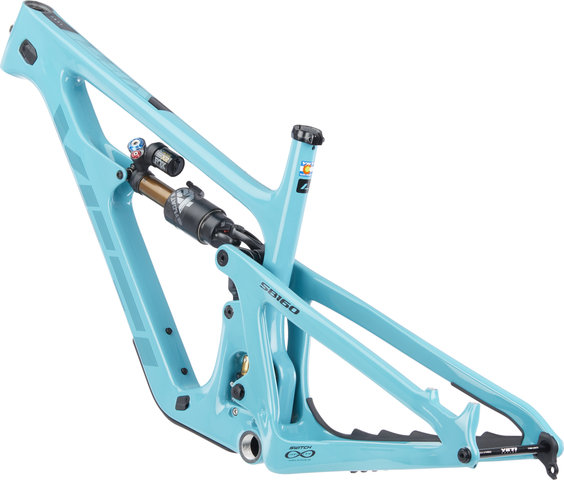 Yeti Cycles SB160 TURQ Carbon 29" Rahmenkit - turquoise/160 mm/L/12 mm Steckachse