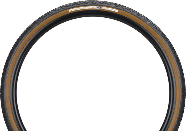 Panaracer Pneu Souple GravelKing X1 TLR 28" Modell 2024 - black-brown/28 /40 /40-622