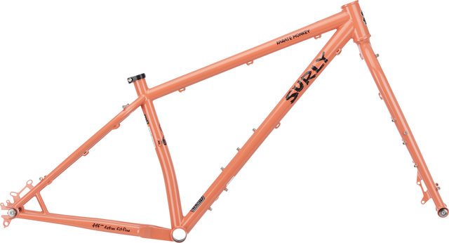 Surly Karate Monkey 27.5+/29" Frameset - peach salmon sundae/M