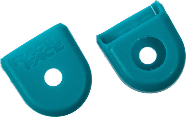 Race Face Protectores de bielas Crank Boots - turquoise