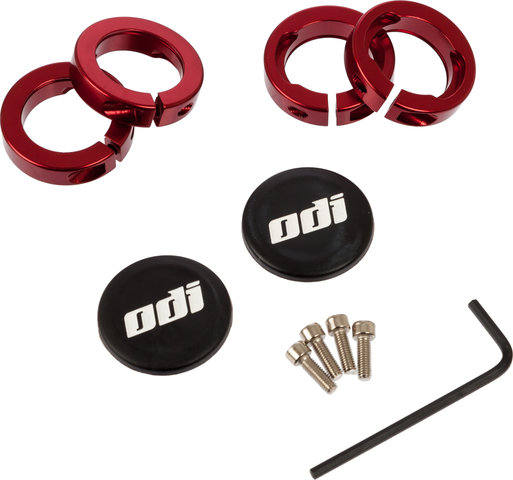 ODI Lock Jaws Clamps for Lock-On Systems - red