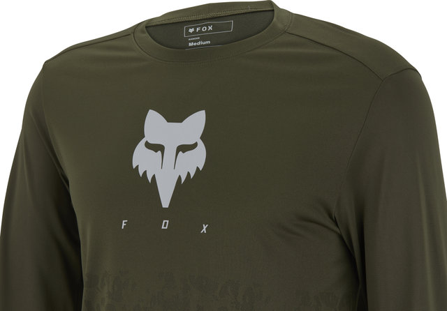 Fox Head Maillot Ranger TruDri LS Modelo 2023 - olive green/M