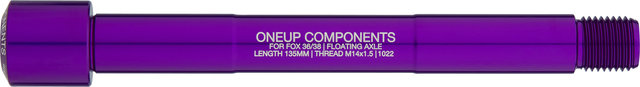 OneUp Components Fox Floating Rear Thru-Axle 15 x 110 mm Boost - purple