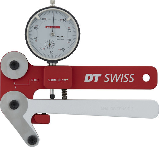 DT Swiss Analogue Tensio 2 Spoke Tension Meter - red-silver