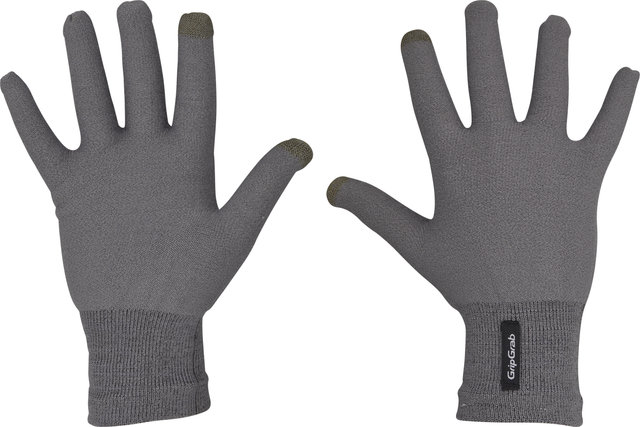 GripGrab Merino Liner Ganzfinger-Handschuhe - grey/M/L