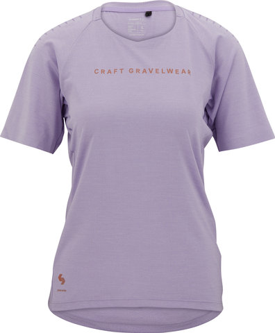 Craft Maillot para damas Adv Gravel S/S Tee - lavender-melange/S