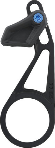 77designz Guide-Chaîne Oval Guide BB - noir/Patte de dérailleur