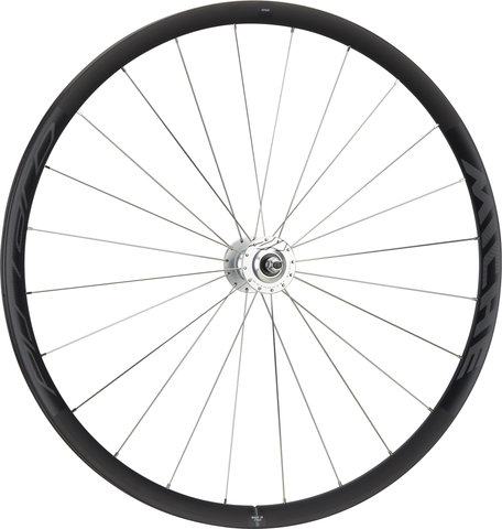 Miche Pistard Tubular Track Wheelset - black-silver/Non Boost/Non Boost/100 mm/28"/Screw-on freewheel/100 mm/Threaded freewheel/100 mm/120 mm