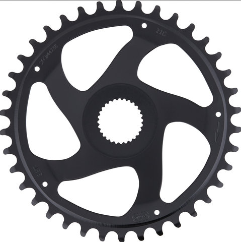 KMC Bosch Gen4 Super Narrow 4.5 mm E-Bike Chainring - black/38 