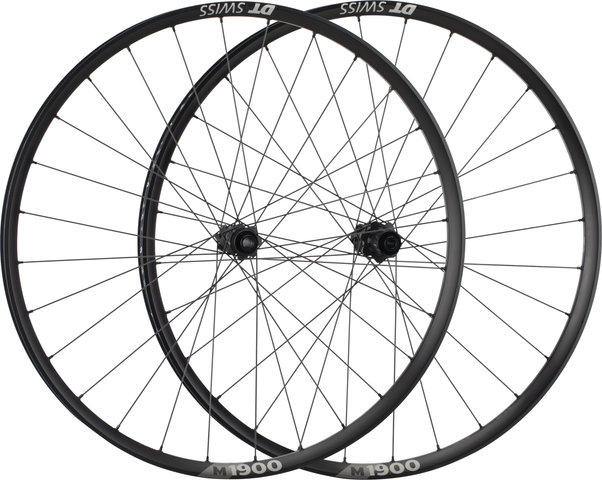 DT Swiss Set de Roues M 1900 SPLINE 30 Disc Center Lock 29" - noir/Shimano VTT/142 mm/100 mm/29"/100 mm/Shimano MTB/100 mm/142 mm/Non Boost/Non Boost