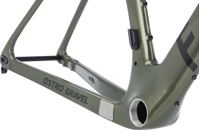 Factor OSTRO Gravel V.A.M. Disc Olive Green Carbon Frame Kit - olive green/54 cm, T47a Micro Spline