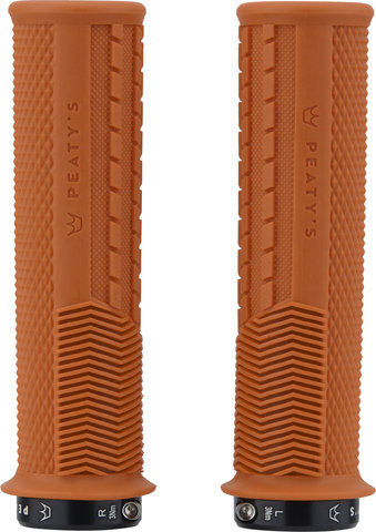 Peaty's Puños de manillar Knurl Lock-On Monarch Grips - mango/thick