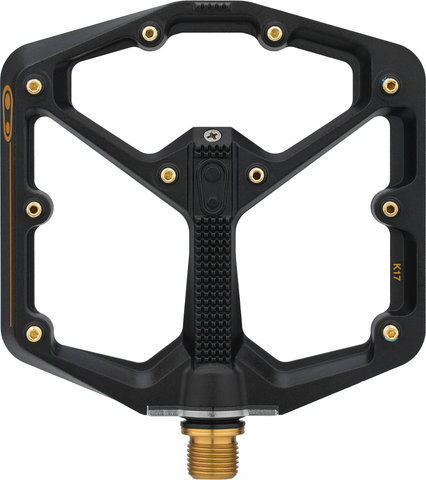 crankbrothers Stamp 11 Platform Pedals - black-gold/large