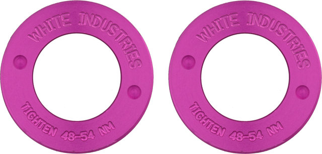 White Industries MR30 Extractor Caps - pink/universal