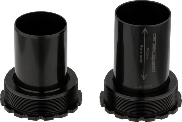 CeramicSpeed Boîtier de Pédalier T47/86 Shimano - black/T47