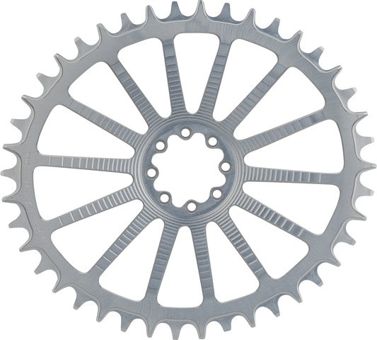 Garbaruk Oval Chainring AXS Road/CX SRAM Direct Mount 8-Hole Single Speed - silver/42 