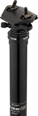 Kind Shock RAGE-iS 150 mm Seatpost - black/438 mm/31,6 mm/0 mm/Without