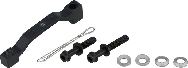 Shimano XTR, XT Disc Brake Adapter PM 7" to PM for 203 mm Rotors - black/203 mm/Post Mount