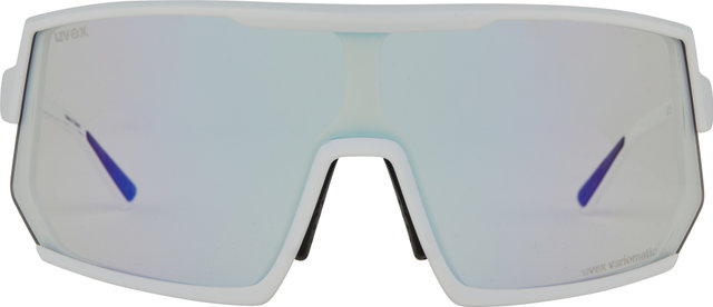 uvex Lunettes de Sport sportstyle 235 V - white mat/litemirror blue