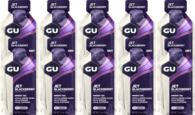 GU Energy Labs Energy Gel - 10 Pack - jet blackberry