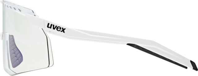 uvex pace stage V sports glasses - black matte/mirror blue