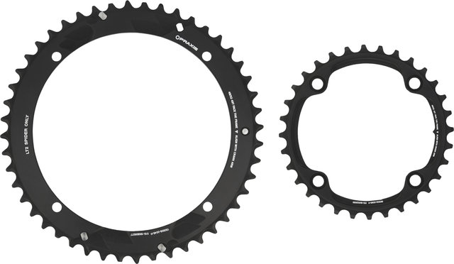 Praxis Works X-Rings Road chainring set - black/32-48 tooth