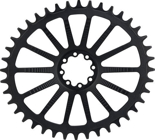 Garbaruk Oval Chainring AXS Road/CX SRAM Direct Mount 8-Hole Single Speed - black/40 