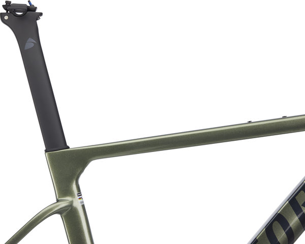 Factor OSTRO Gravel V.A.M. Disc Olive Green Carbon Frame Kit - olive green/54 cm, T47a Micro Spline