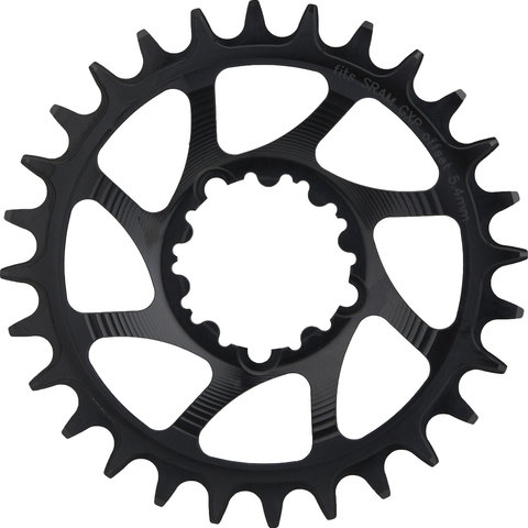 Garbaruk Round Chainring GXP/DUB Boost Direct Mount Single Speed - black/28 