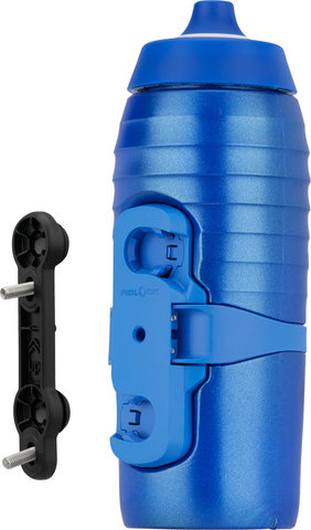 FIDLOCK TWIST x Keego Titanium Water Bottle 600 ml with Bike Base Mount System - keego-blau/600 ml