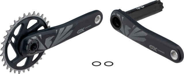 SRAM GX Eagle Boost DUB DM 12-fach Carbon Kurbelgarnitur - lunar/175,0 mm