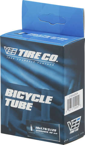 VEE Tire Co. Inner Tube 16" - universal/Schrader Valve (AV)/32-622 to 47-622/16 x 1.75-2.125 AV 40 mm/40 mm