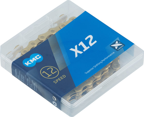 KMC X12 New Generation 12-speed Chain - titanium nitride gold/126